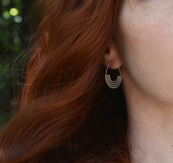 Κρικάκια από την συλλογή Bauhaus. Μικρά και διακριτικά!!