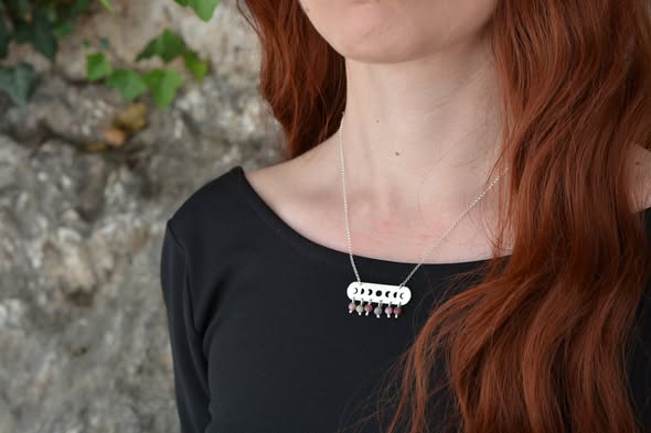 Κολιέ - ''φάσεις του φεγγαριού''