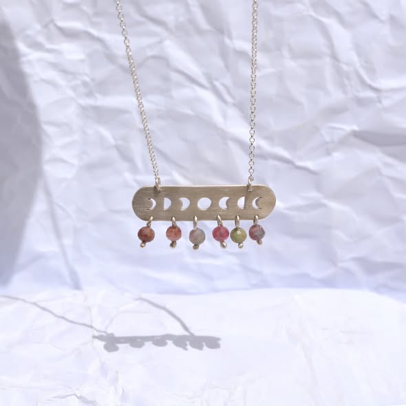 Κολιέ - ''φάσεις του φεγγαριού''